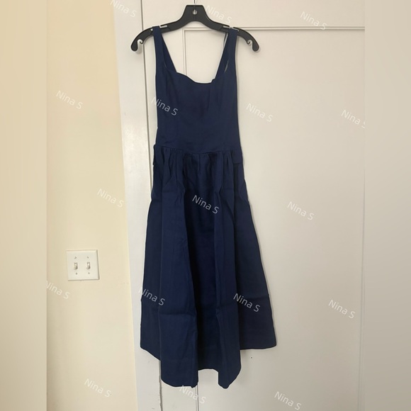 Reformation Janu Linen Dress in Danube NWOT - Picture 3 of 8